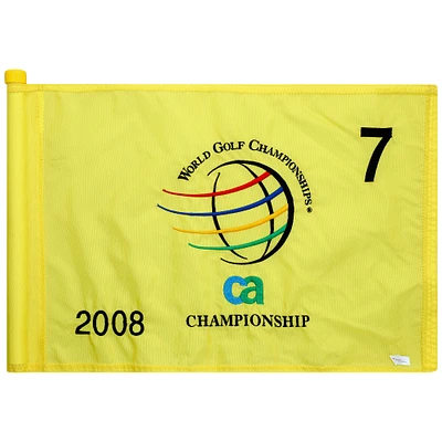 PGA TOUR Event-Used #7 Yellow Pin Flag from The CA Championship on March 20th to 23rd 2008