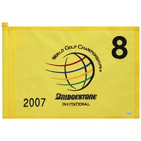 PGA TOUR Event-Used #8 Yellow Pin Flag from The Bridgestone Invitational on August 2nd to 5th 2007