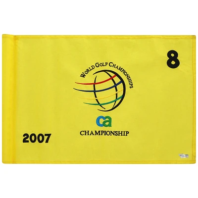 PGA TOUR Event-Used #8 Yellow Pin Flag from The CA Championship on March 22nd to 25th 2007
