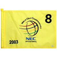 PGA TOUR Event-Used #8 Yellow Pin Flag from The NEC Invitational on August 21st to 24th 2003