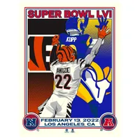 Los Angeles Rams Super Bowl LVI Champs 18 x 24 Serigraph – Phenom Gallery