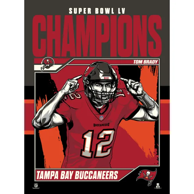 Tom Brady Tampa Bay Buccaneers Fanatics Branded Super Bowl LV