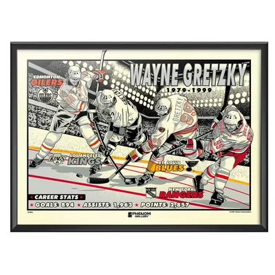 Wayne Gretzky Phenom Gallery 18'' x 24'' Deluxe Framed Serigraph Print