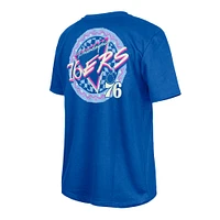 New Era  Blue Philadelphia 76ers Glow-in-the-Dark T-Shirt