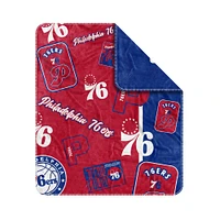  Philadelphia 76ers 50" x 60" Dream Weave Throw Blanket