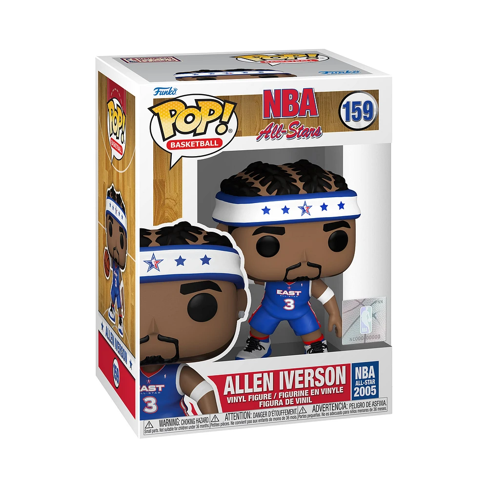 Jeu des étoiles de la NBA 2005 Allen Iverson #159 Funko Pop ! Figurine en vinyle