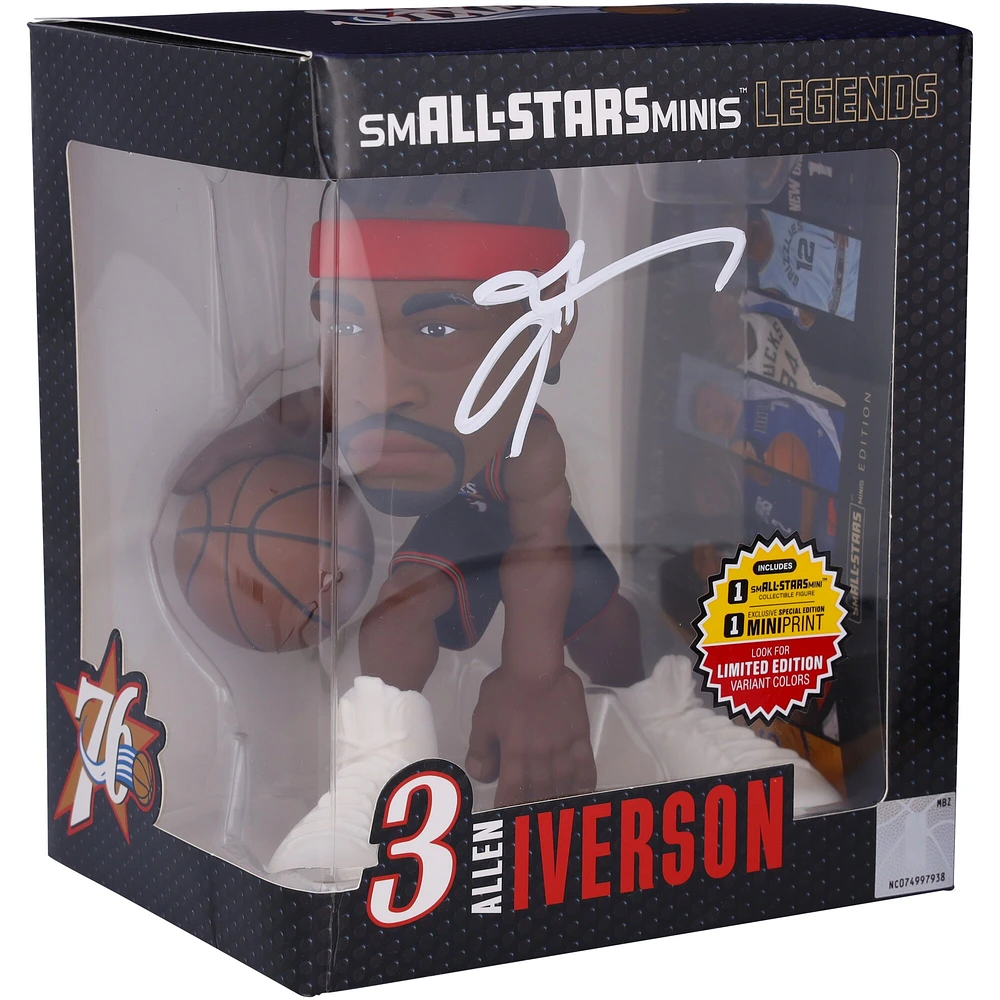 Allen Iverson Philadelphia 76ers Autographed smALL-STARS 6" Figurine