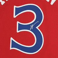 Allen Iverson Red Philadelphia 76ers Autographed 1996-97 Mitchell & Ness Authentic Jersey
