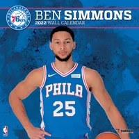 Calendrier mural des joueurs Ben Simmons Philadelphia 76ers 2022