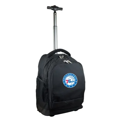 Philadelphia 76ers 19'' Premium Wheeled Backpack - Black