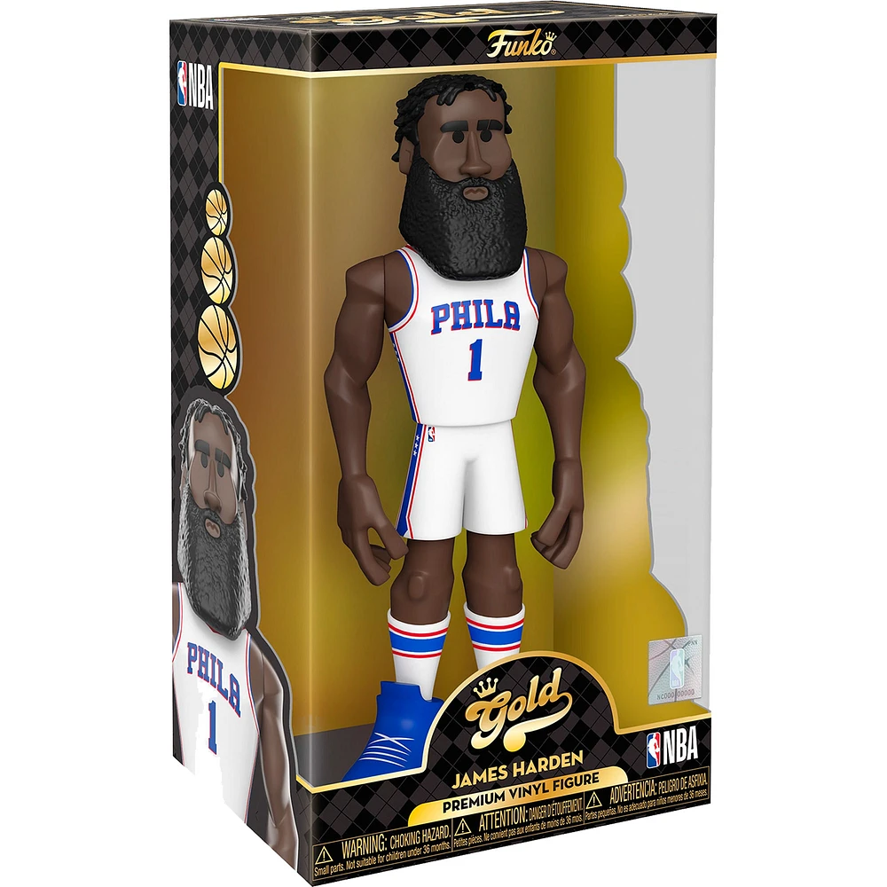 Funko James Harden Philadelphia 76ers GOLD Premium Vinyl Figure Mystery Box