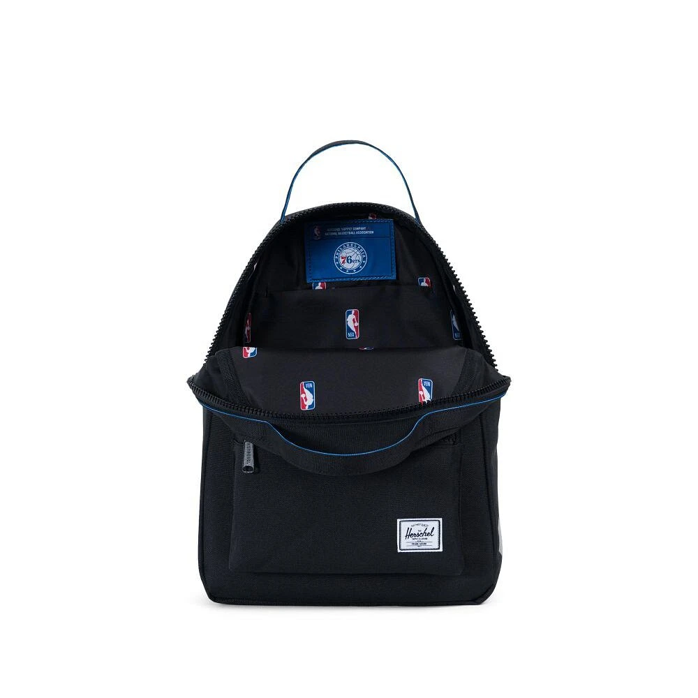 Herschel Supply Co. Petit sac à dos noir Philadelphia 76ers Nova