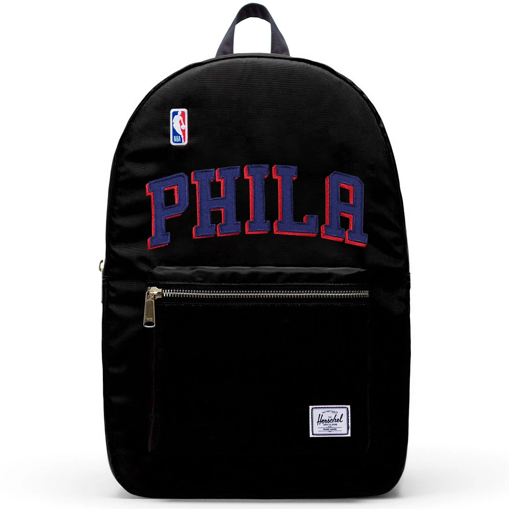 Herschel Supply Co. Sac à dos noir Philadelphia 76ers Satin Settlement