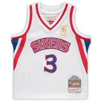 Infant Mitchell & Ness Allen Iverson White Philadelphia 76ers 1996/97 Hardwood Classics Retired Player Jersey