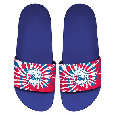 ISlide Philadelphia 76ers Team Tie-Dye Motto Slide Sandals