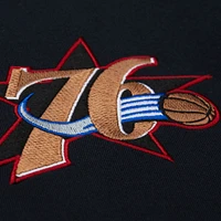 T-shirt Mitchell & Ness Allen Iverson noir pour homme Philadelphia 76ers Hardwood Classics NBA Legends
