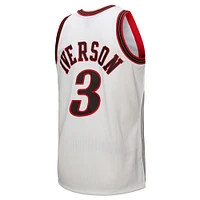 Maillot authentique Mitchell & Ness Allen Iverson pour homme, blanc, Philadelphia 76ers, NBA All-Star Game 2000