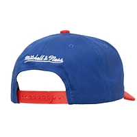 Casquette ajustable bleu/rouge Philadelphia 76ers May Flowers pour homme Mitchell & Ness