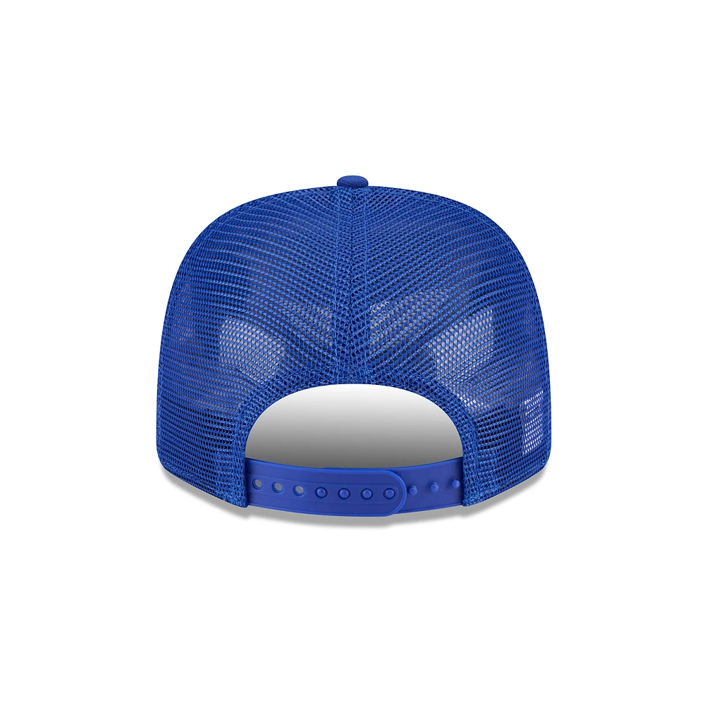 Men's New Era  Blue Philadelphia 76ers Victory Grove Circle Patch 9SEVENTY Adjustable Hat