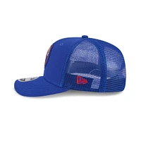Men's New Era  Blue Philadelphia 76ers Victory Grove Circle Patch 9SEVENTY Adjustable Hat