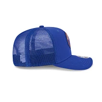 Men's New Era  Blue Philadelphia 76ers Victory Grove Circle Patch 9SEVENTY Adjustable Hat