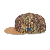 Men's New Era  Camo Philadelphia 76ers Victory Grove Forest Sneaker Pin 9FIFTY Snapback Hat