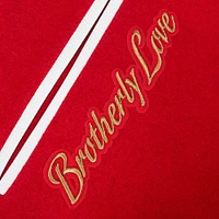 Men's Pro Standard  Red Philadelphia 76ers 2024/25 City Edition Wool Varsity Full-Zip Jacket
