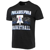 T-shirt noir '47 Philadelphia 76ers City Edition Club pour hommes