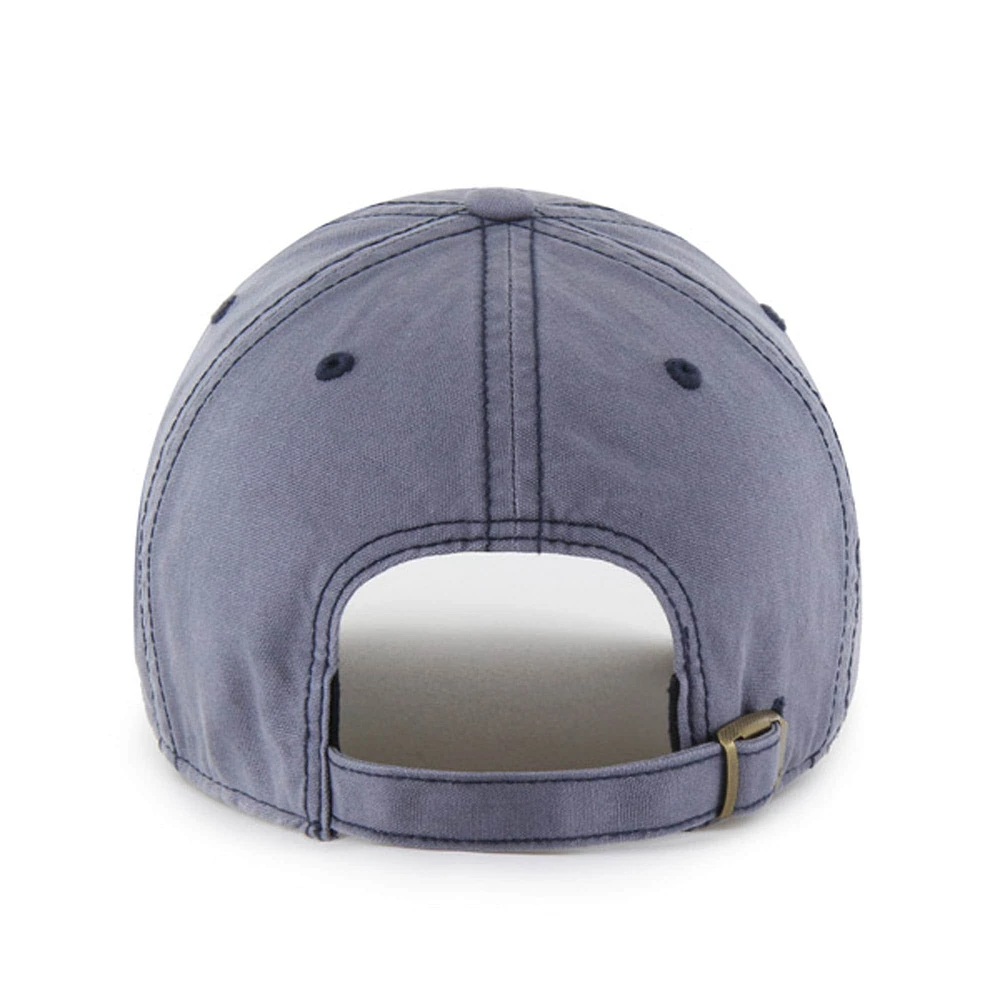 Men's '47 Blue Philadelphia 76ers Scupper Rough Edge Applique Clean Up Adjustable Hat