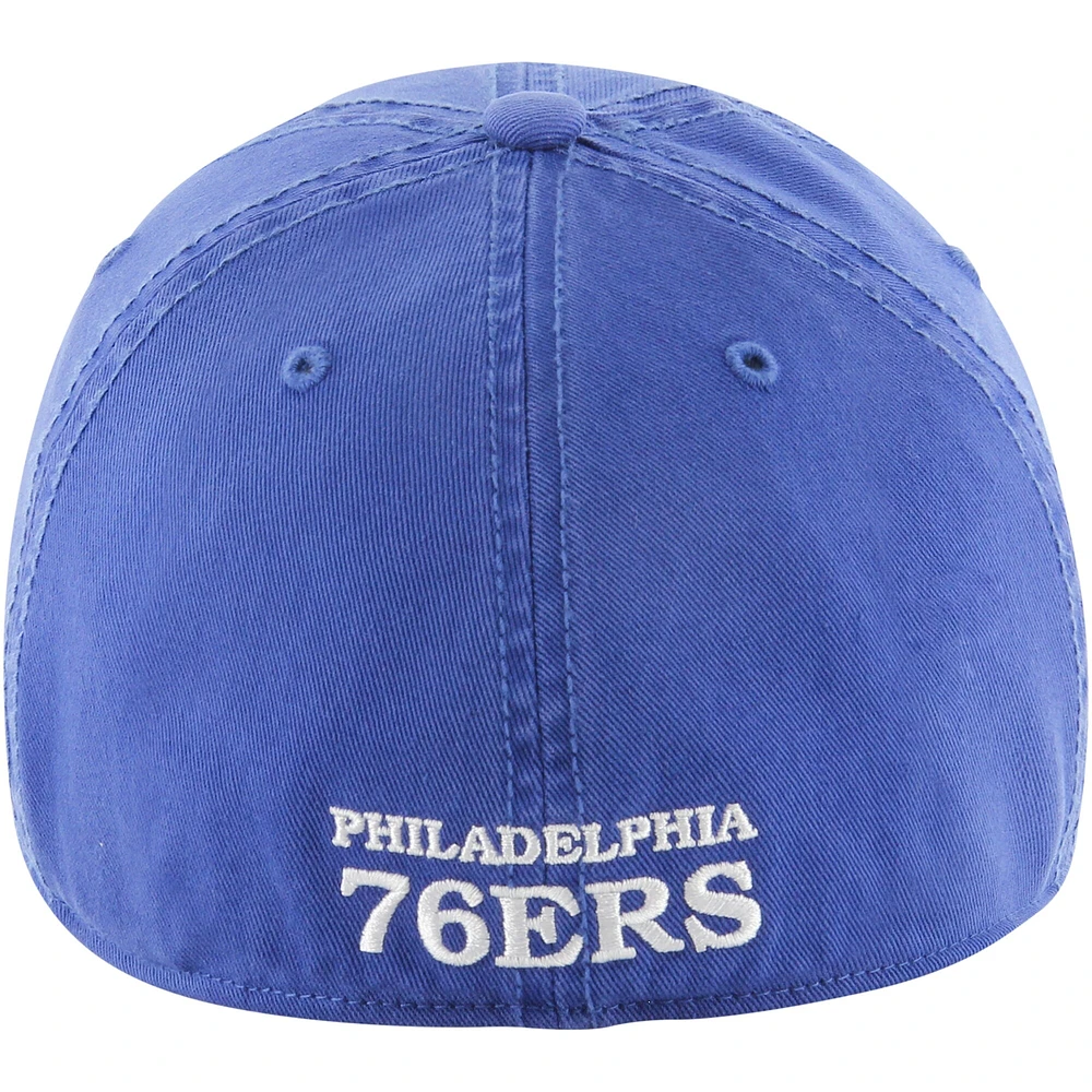 Casquette ajustée avec logo alternatif des Royal Philadelphia 76ers '47 pour hommes