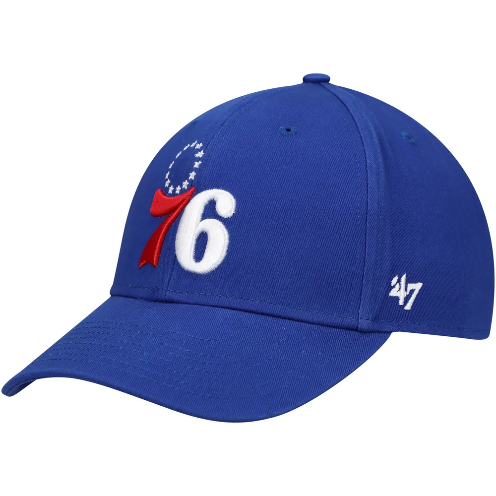 Men's '47 Royal Philadelphia 76ers Legend MVP Adjustable Hat