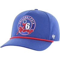 Casquette Snapback '47 Royal Philadelphia 76ers Ring Tone Hitch pour hommes