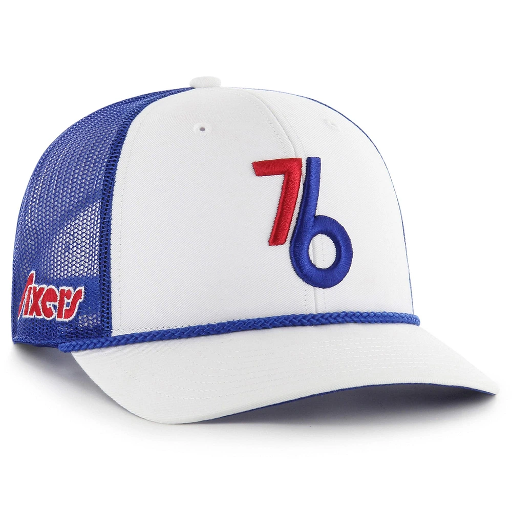 Casquette ajustable pour homme Philadelphia 76ers City Edition 2024/25 '47 White/Royal