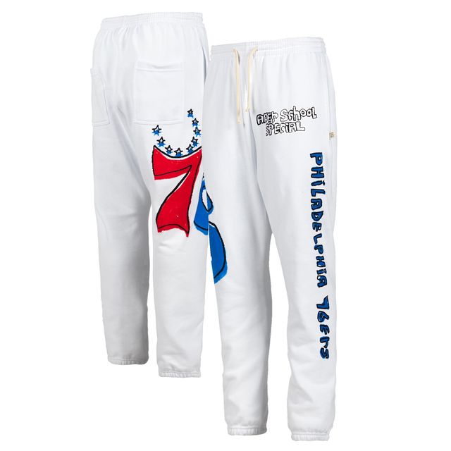 Pantalon de survêtement pour hommes après l'école spécial Philadelphia 76ers blanc