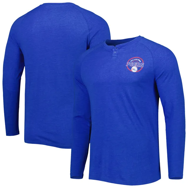 Concepts Sport Men's Royal Texas Rangers Inertia Raglan Long Sleeve Henley  T-shirt