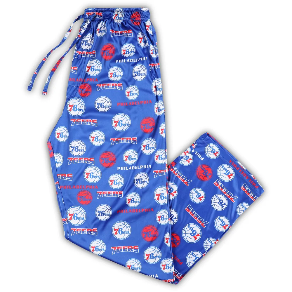 Pantalon de nuit pour homme Concepts Sport Royal Philadelphia 76ers Big & Tall Breakthrough