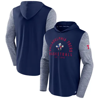 Boston Red Sox '47 Premier Nico Pullover Hoodie - Heather Navy