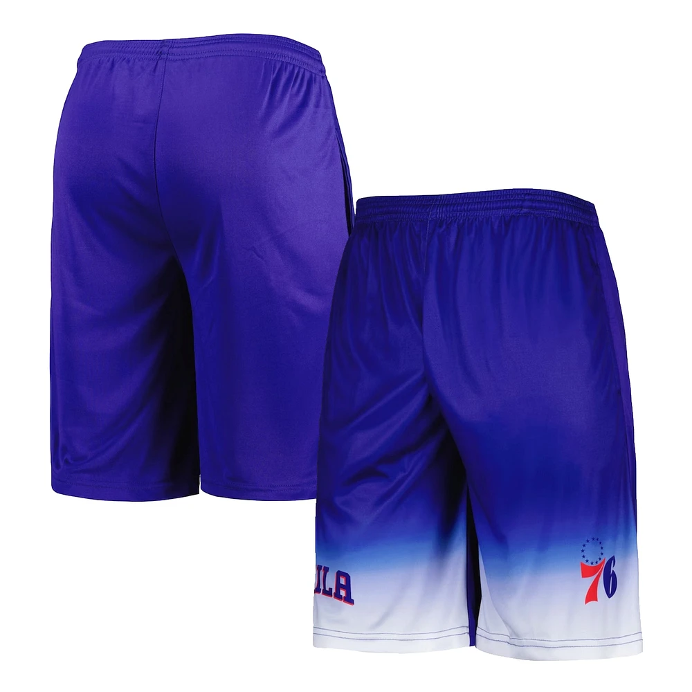 Men's Fanatics Royal Philadelphia 76ers Big & Tall Fadeaway Shorts