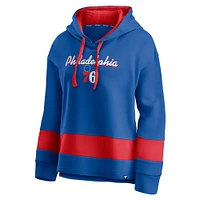 Fanatics pour hommes Royal Philadelphia 76ers Block Party Major Play - Chandail à capuchon