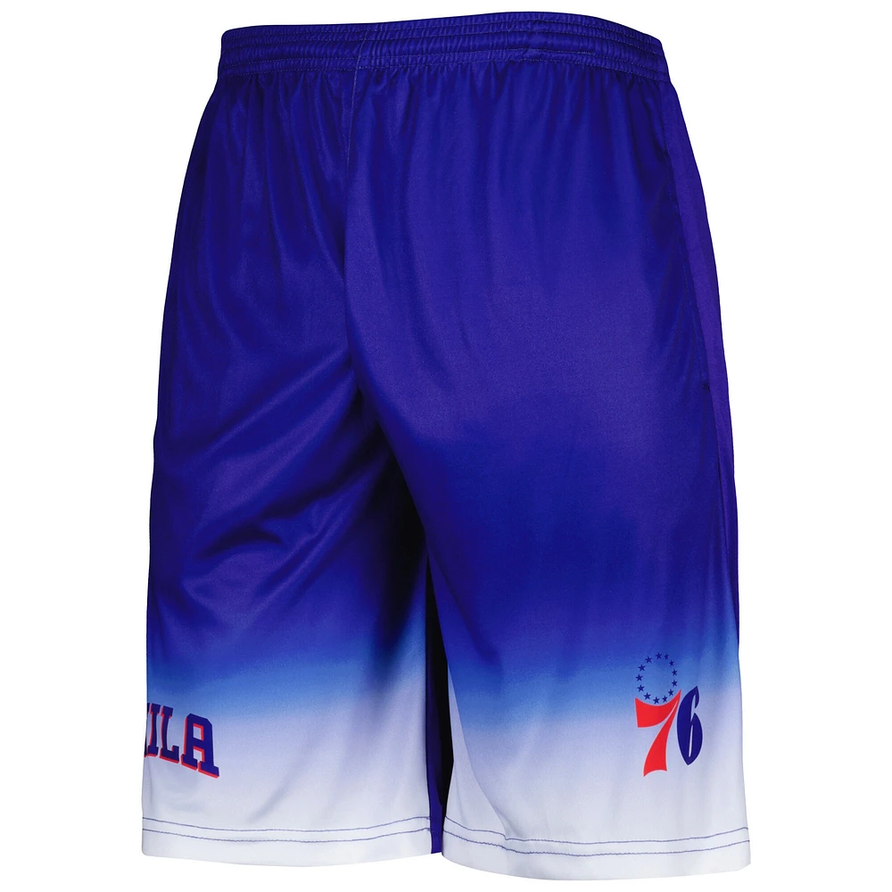 Men's Fanatics Royal Philadelphia 76ers Fadeaway Shorts