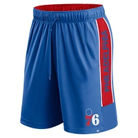 Short de défenseur Fanatics Royal Philadelphia 76ers Game Winner pour hommes