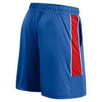 Short Fanatics Royal Philadelphia 76ers Win the Match pour hommes