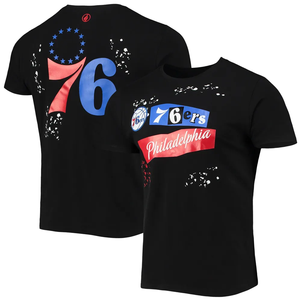 Philadelphia 76ers Splatter Graphic T-Shirt - Mens
