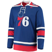 Men's G-III Sports by Carl Banks Royal Philadelphia 76ers Pointman Hockey Fashion Jersey