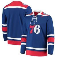 Men's G-III Sports by Carl Banks Royal Philadelphia 76ers Pointman Hockey Fashion Jersey