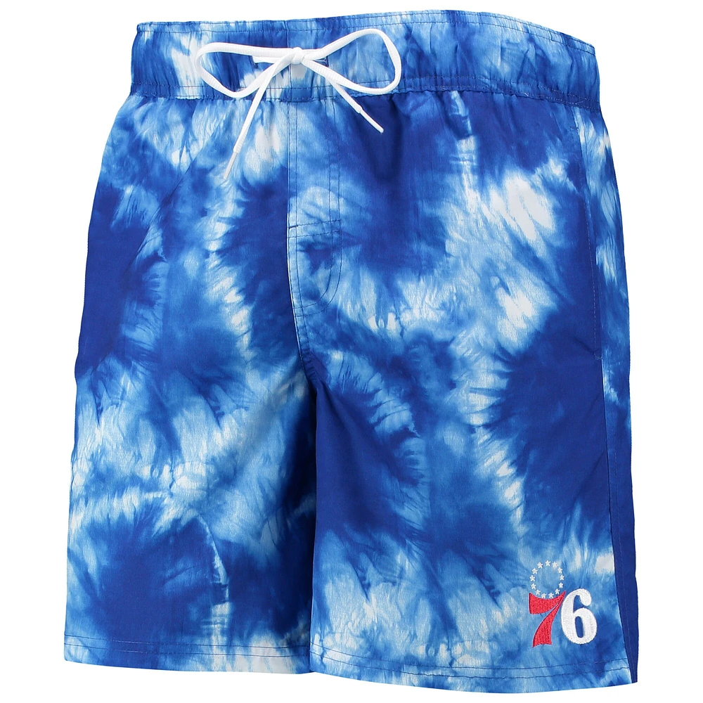 Men's G-III Sports by Carl Banks Royal Philadelphia 76ers Splash Volley Swim Shorts