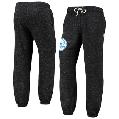 Men's Homage Charcoal Philadelphia 76ers Tri-Blend Sweatpants