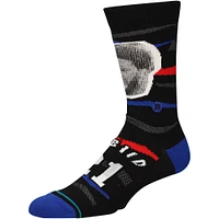 Men's Joel Embiid Philadelphia 76ers Faxed Player Crew Socks