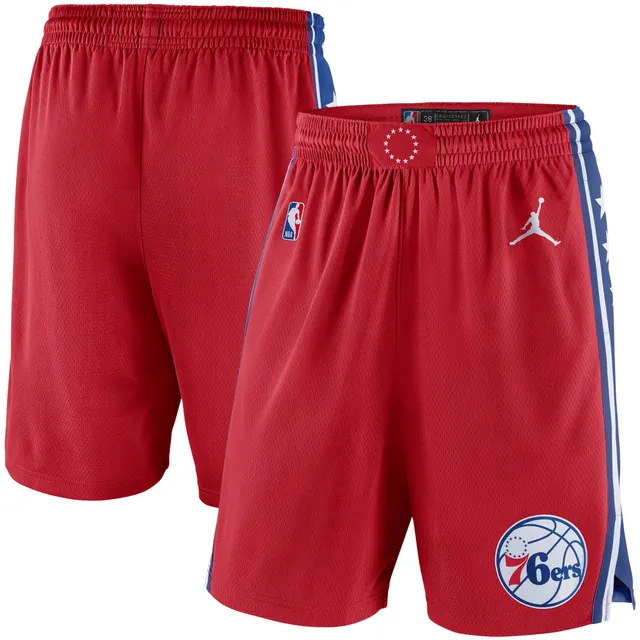 Youth Nike White Philadelphia 76ers 2020/21 Swingman Shorts - Association  Edition