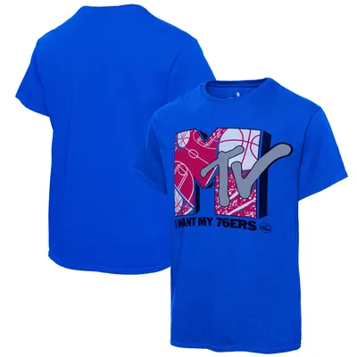 Women's Royal/White La Clippers Team V-Neck T-Shirt Size: Extra Large